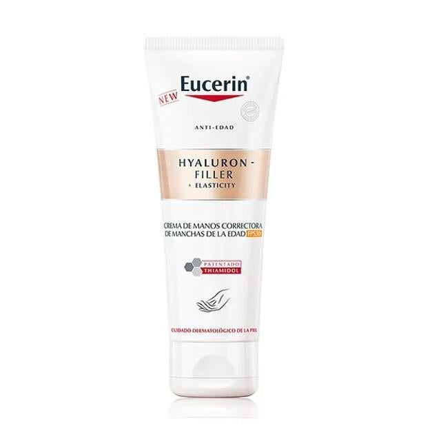 Eucerin Hyaluron-Filler + Elasticity Hand Cream SPF 30.