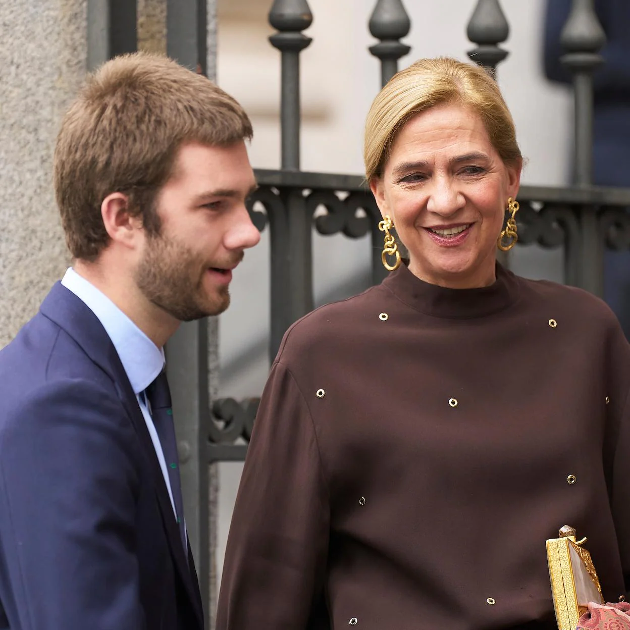 La infanta Cristina en la boda del alcalde de Madrid y Teresa Urquijo. /limited pictures