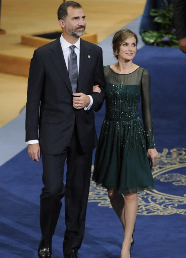 La reina Letizia en los Premios Princesa de Asturias de 2013(GTRES)