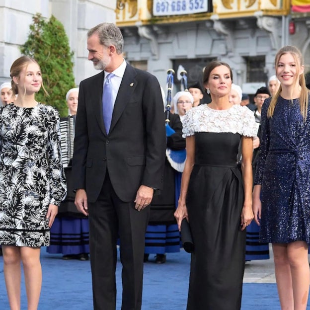 La familia real en Oviedo con motivo de los Premios Princesa de Asturias. 