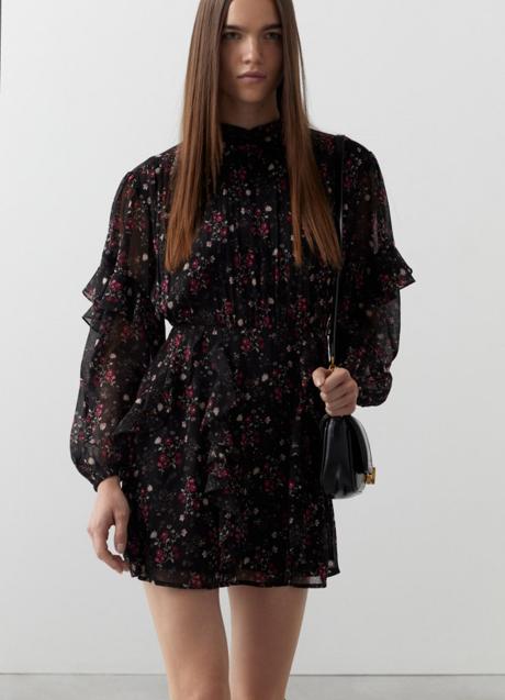 Vestido estampado de Sfera (35,99 euros)