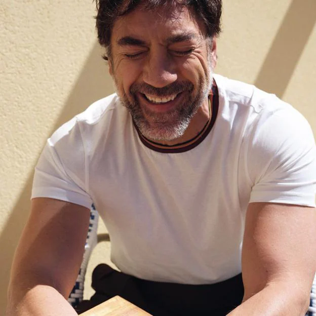 Javier Bardem fotografiado por Penélope Cruz. 