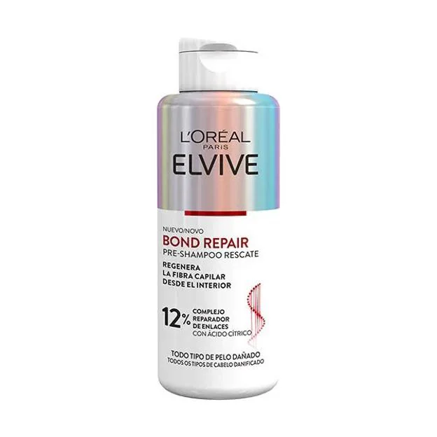 Elvive Bond Repair Pre Shampoo Rescate de L'Oréal. Precio: 8,99 euros