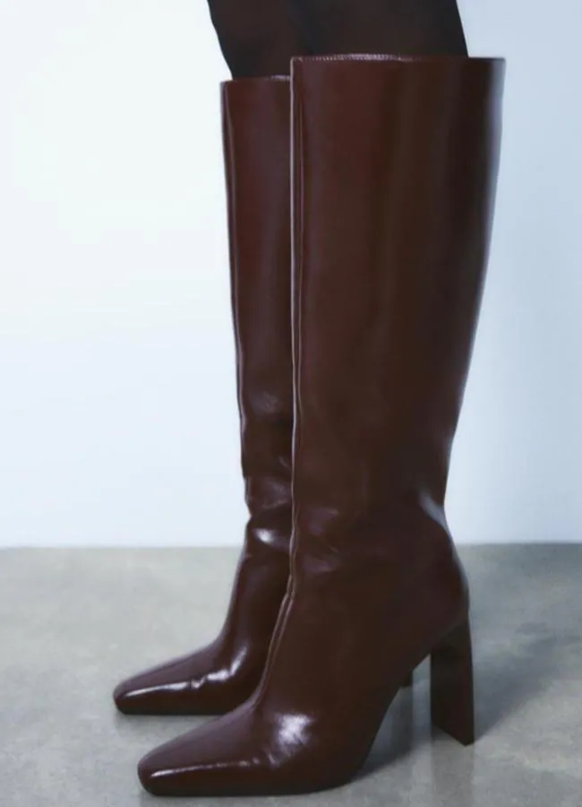 Botas de caña alta (ZARA)