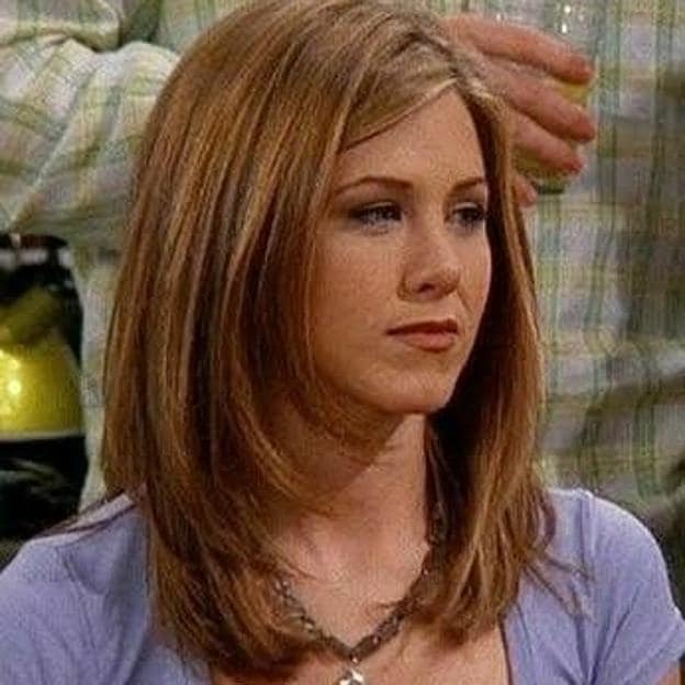 Jennifer Aniston con corte de media melena a capas desfilado