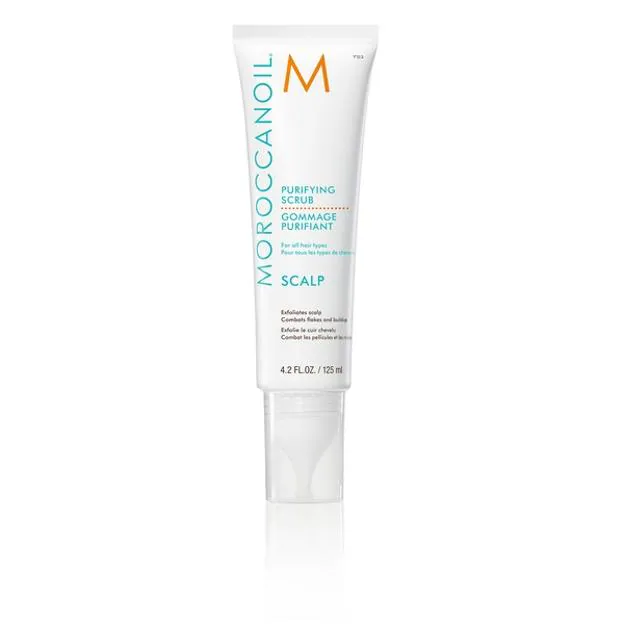 Exfoliante purificante Scalp de Moroccanoil.