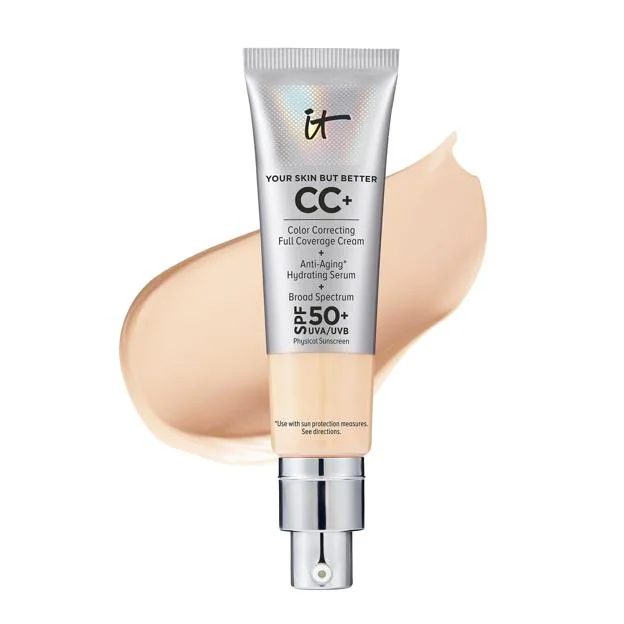 CC + Crema Full Coverage de It Cosmetics.