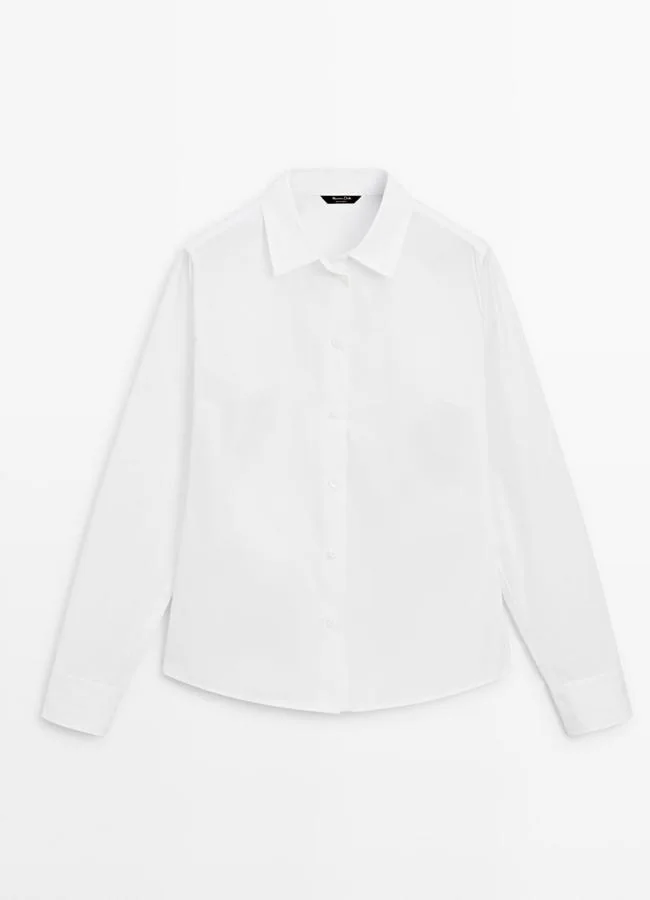 Camisa blanca, 49,95 euros.