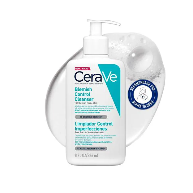 Limpiador Blemish Control Cleanser de CeraVe.