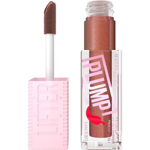 Lifter Plump Gloss en tono Cocoa Zing de Maybelline