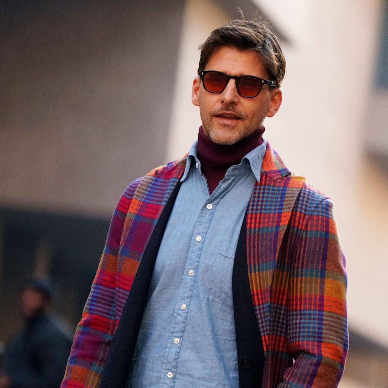 Johannes Huebl en el street style de la fashion week/LAUNCHMETRICS SPOTLIGHT