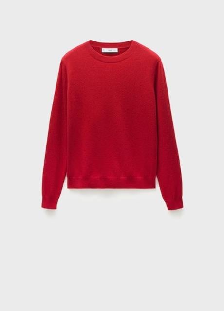 Jersey rojo de Mango (99,99 euros)