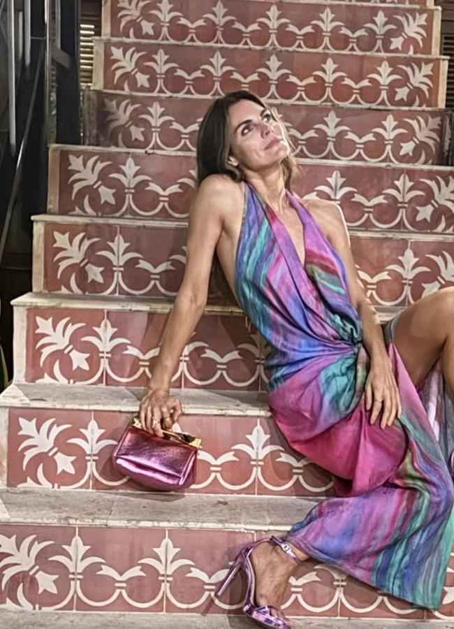 Amaia Salamanca con vestido de Silvia Tcherassi. Foto: @amaiasalamanca.