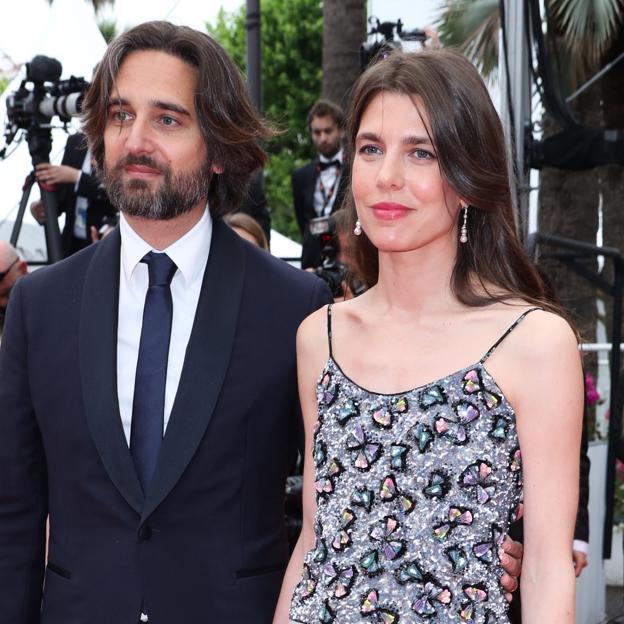 Dimitri Rassam y Carlota Casiraghii, en el Festival de Cannes. 