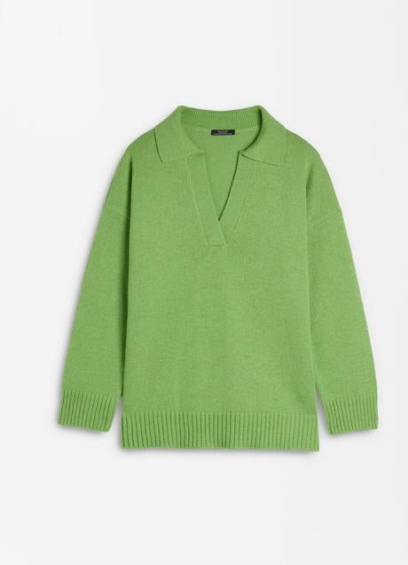 Jersey verde de Parfois (32,99 euros)