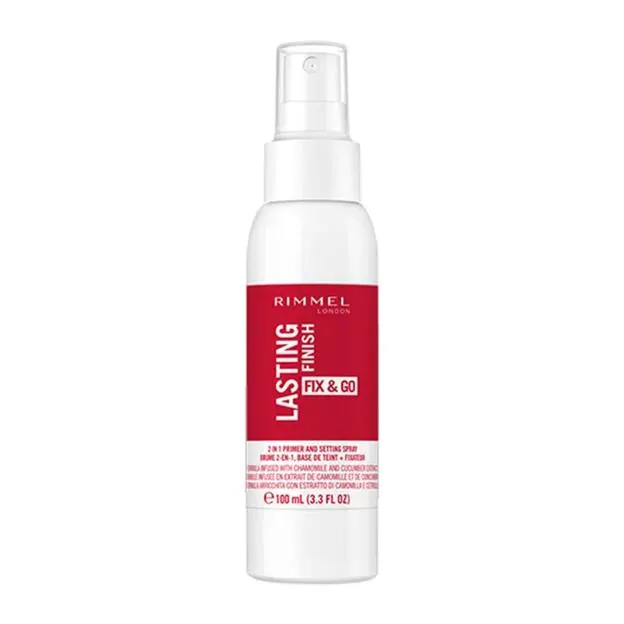 Spray fijador Lasting Finish de Rimmel London.