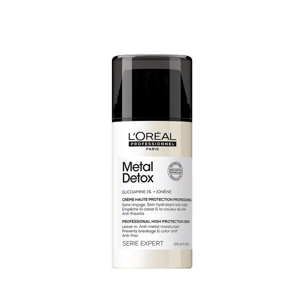 Tratamiento sin aclarado Metal Detox de L'Oréal París.