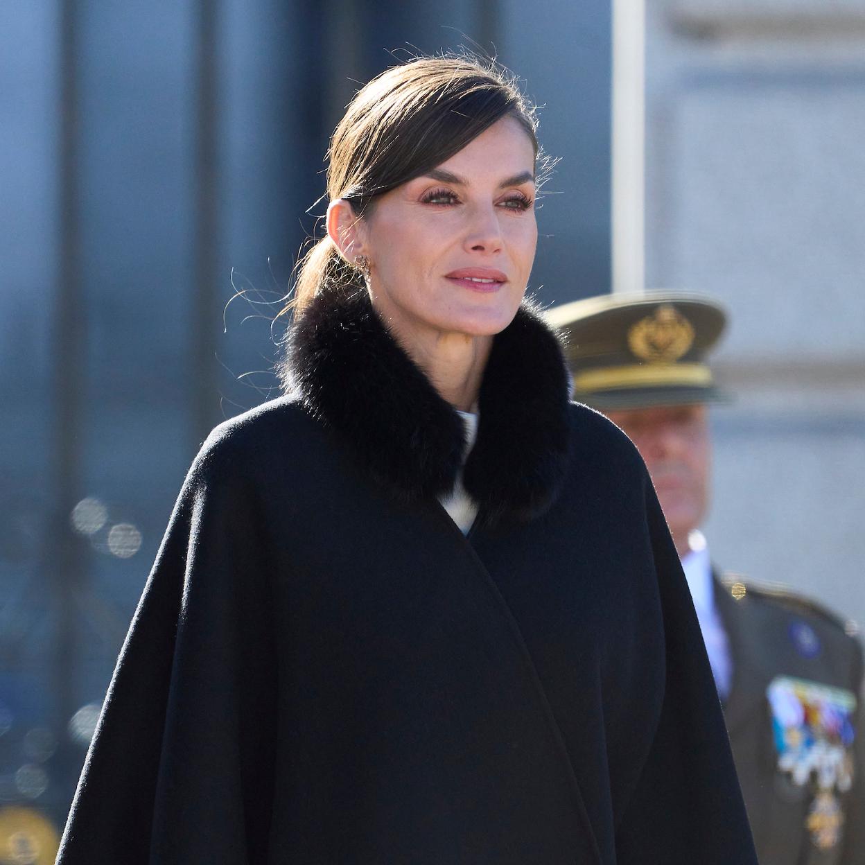 La reina Letizia durante la Pascua Militar de 2024./limited pictures