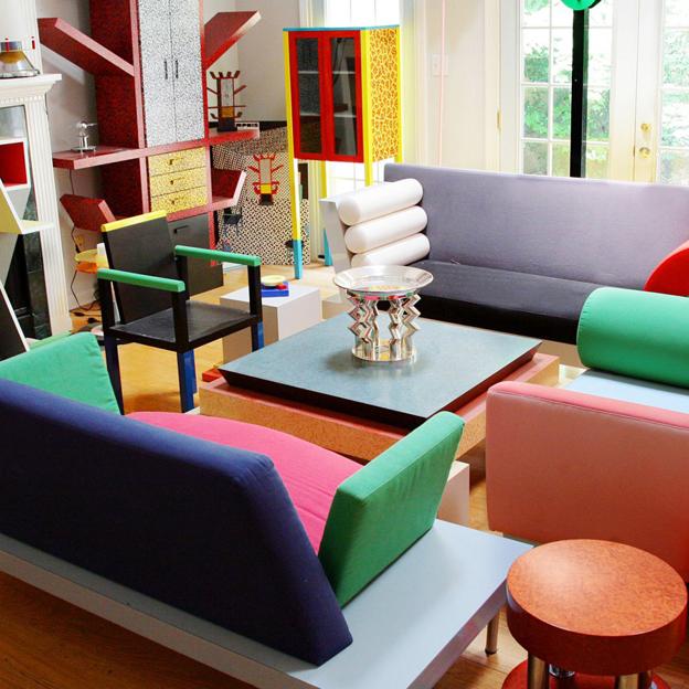 Qué es el estilo Memphis, la tendencia deco vintage que vuelve para llenar tu casa de color este 2025