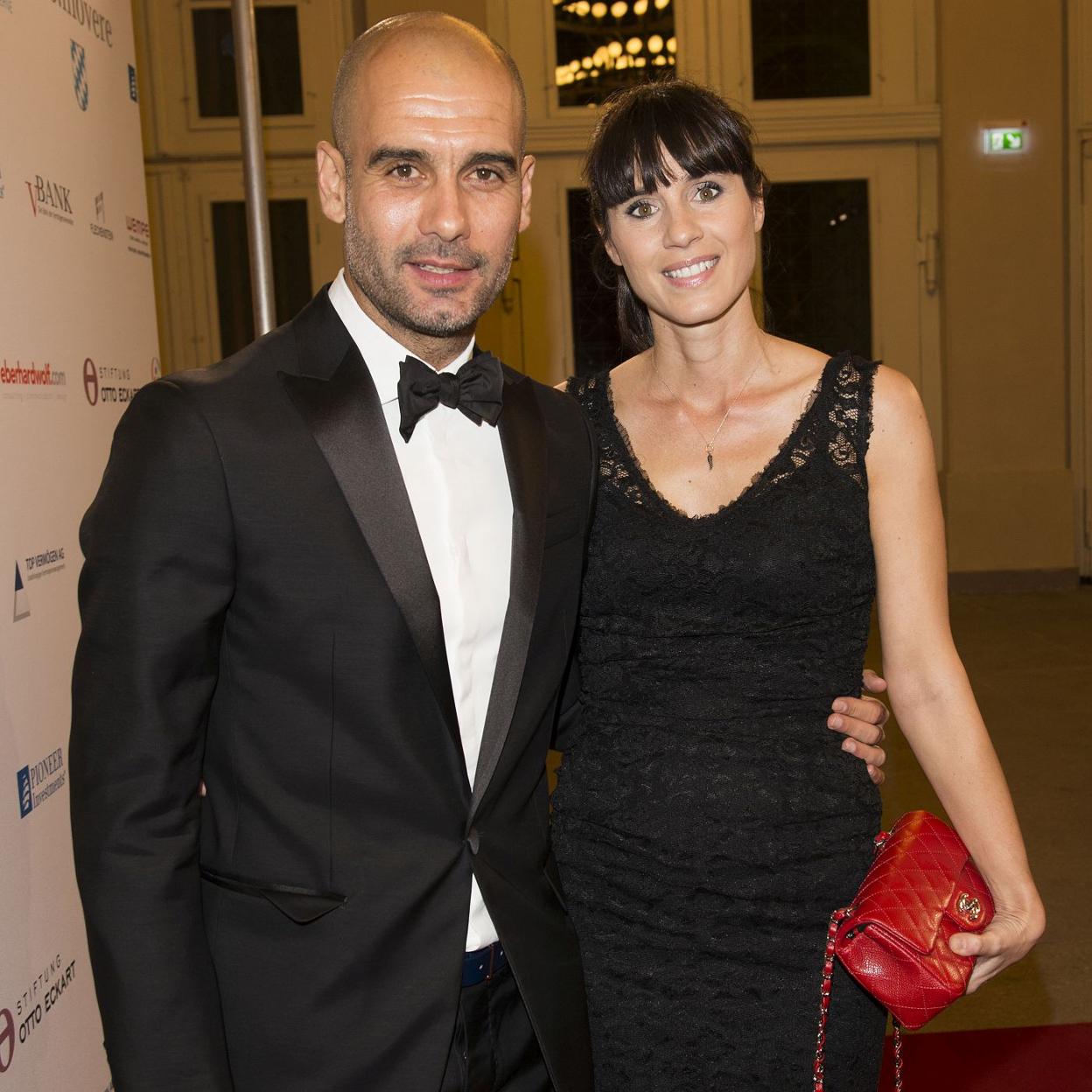 Pep Guardiola y Cristina Serra parecían una pareja feliz. /gtres