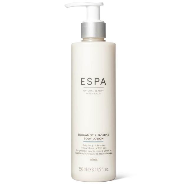 Crema corporal perfumada con bergamota de ESPA.