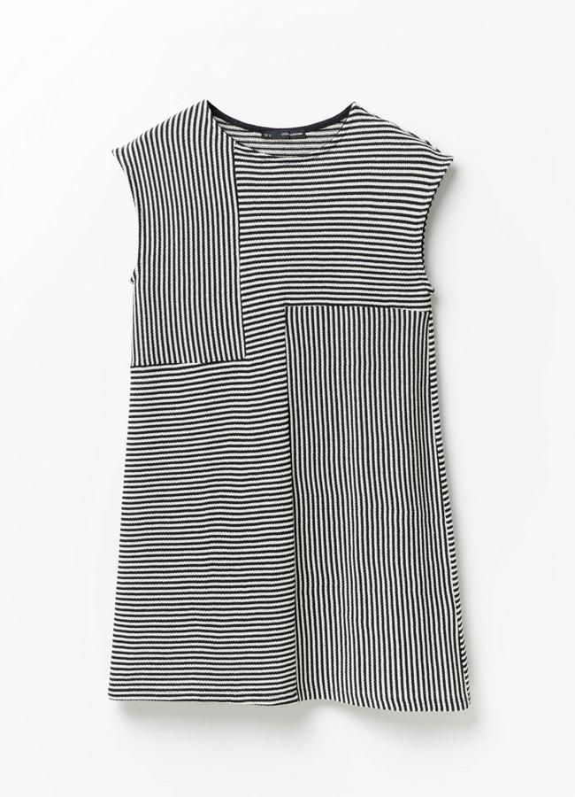 Vestido mini rayas de Sfera (9,99€)