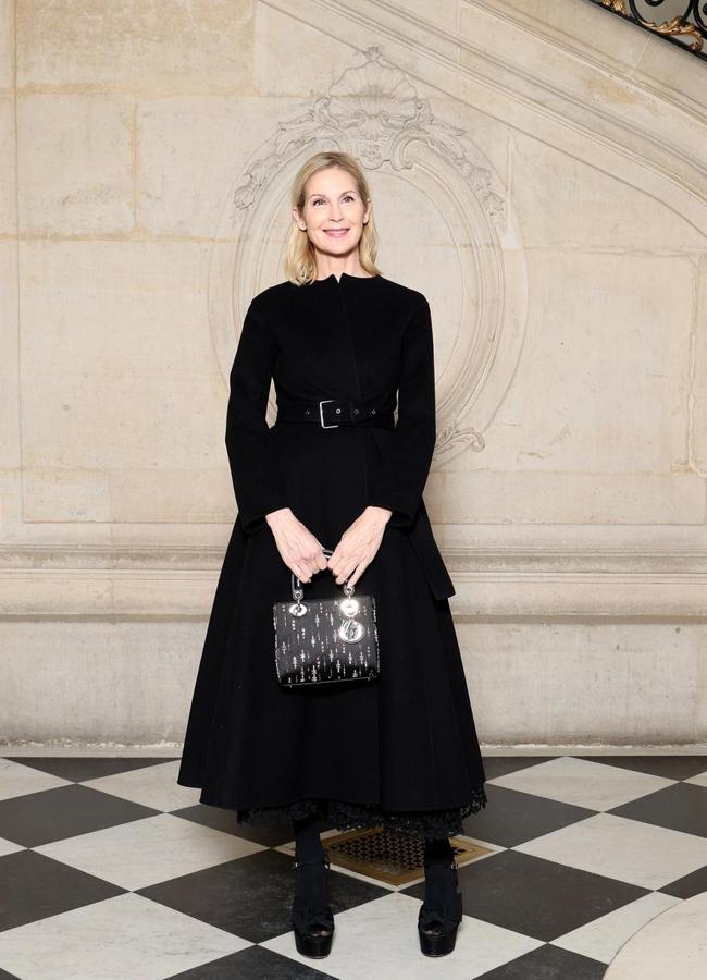 Kelly Rutherford en el desfile de Dior. Foto: Getty.