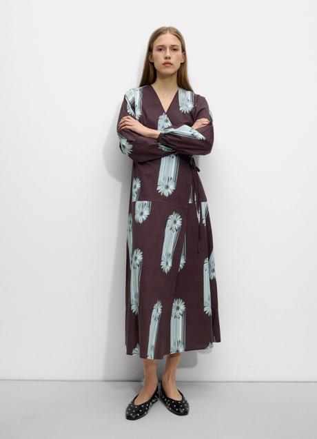 Vestido burdeos de Parfois (42,99 euros)