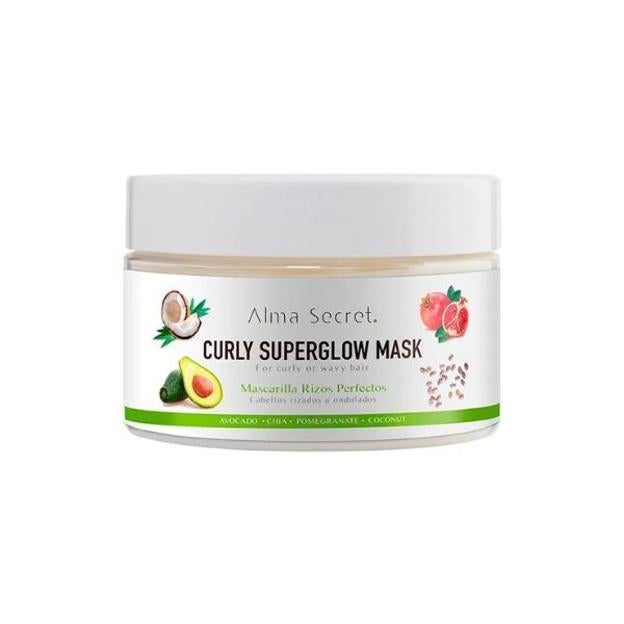 Curly Superglow Mask de Alma Secret. Precio: 22,50 euros