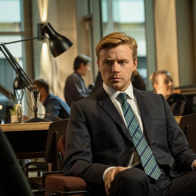 Jack Lowden como River Cartwright en una imagen de Slow Horses.