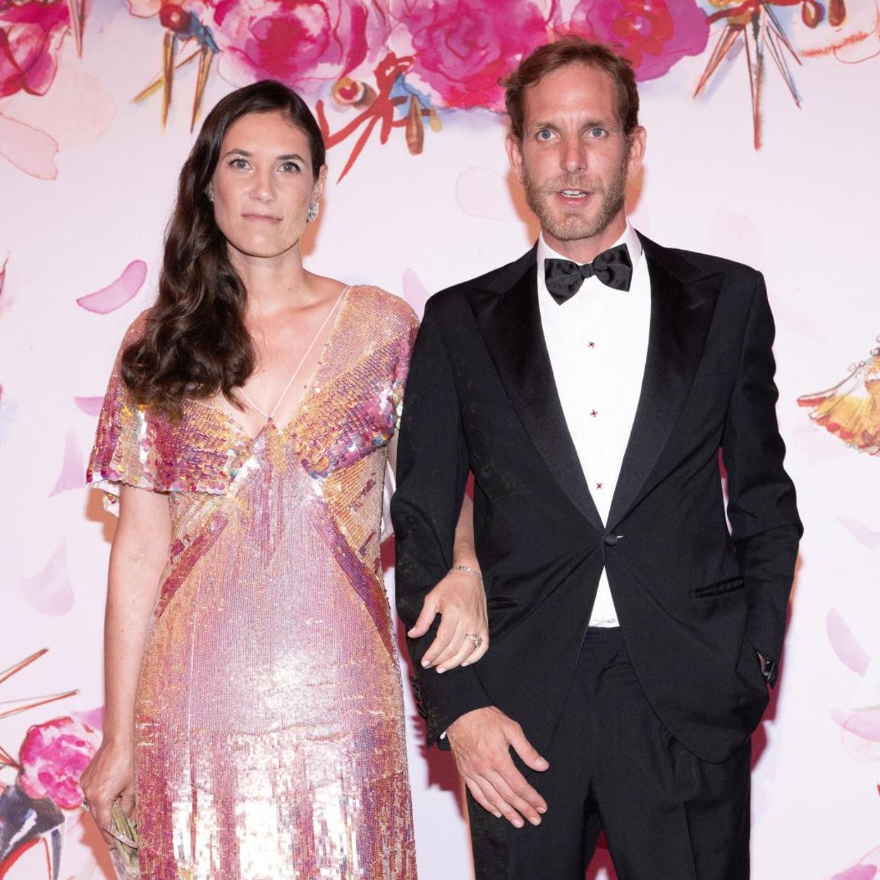 Tatiana Santo Domingo y Andrea Casiraghi, en el Baile de la Rosa. /GTRES