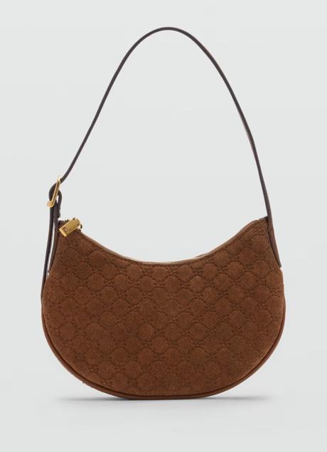 Bolso marrón de Mango (4,99 euros)