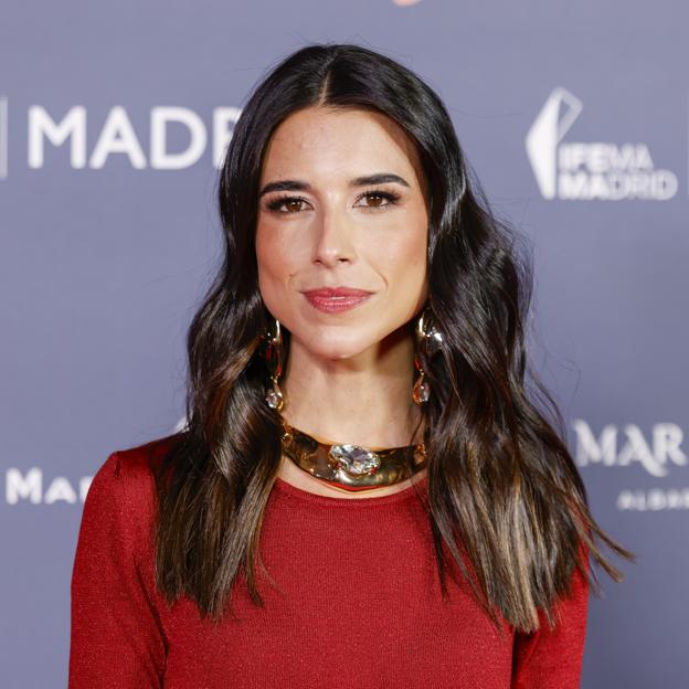 Laura Corsini durante Mercedes-Benz Fashion Week Madrid. 