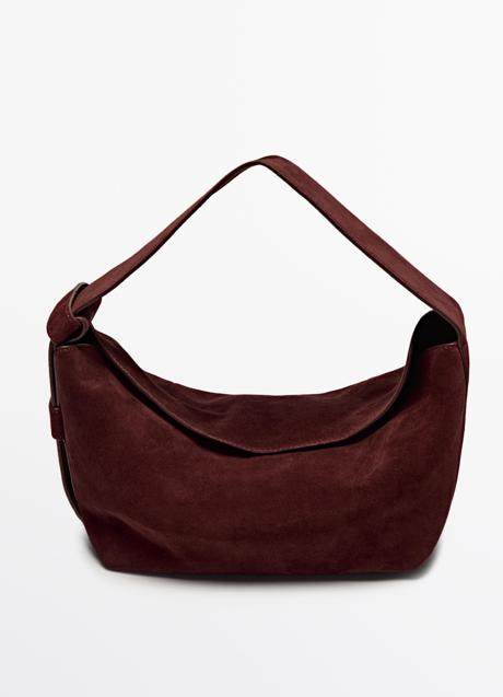 Bolso burdeos de Massimo Dutti (199 euros)