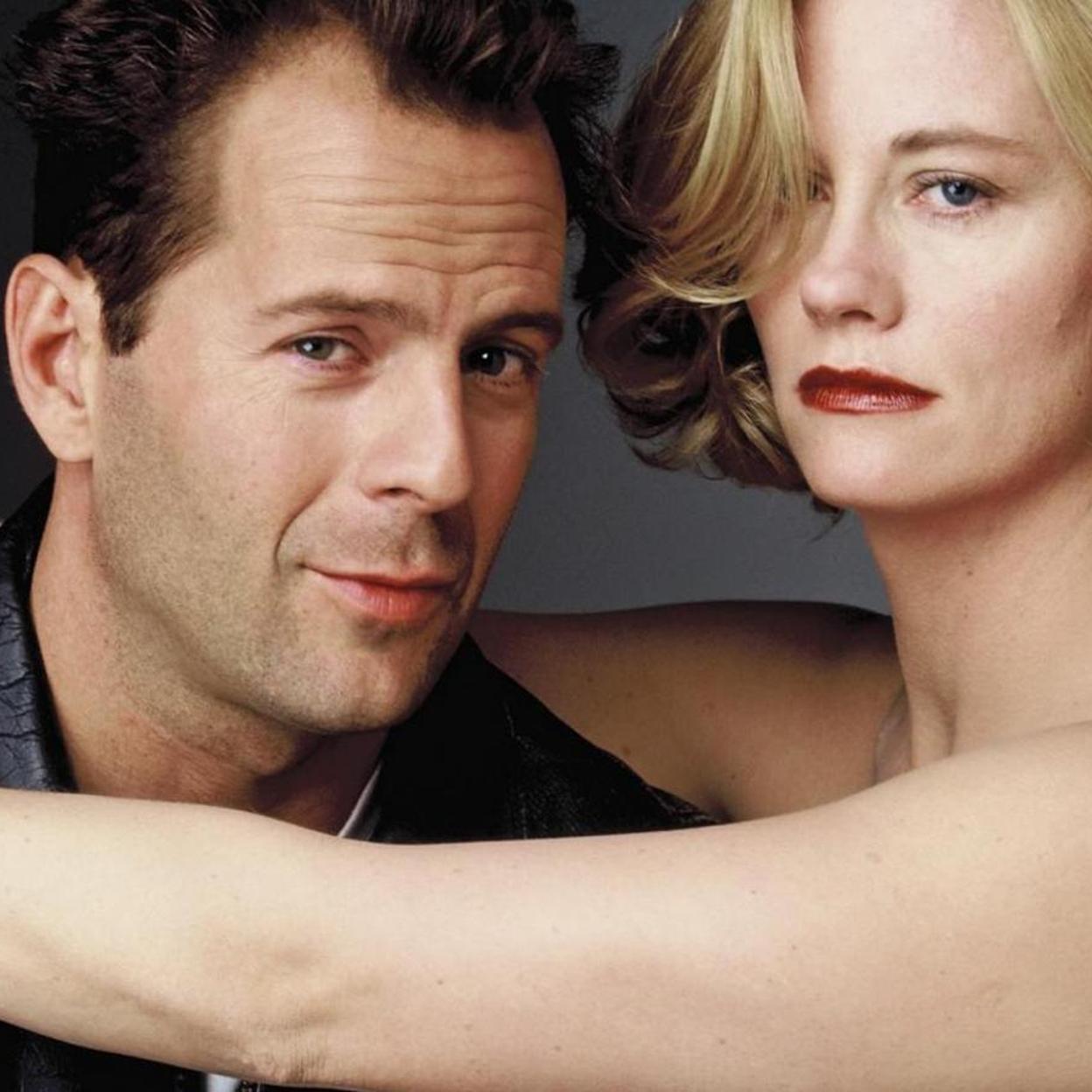 Bruce Willis y Cybill Shepherd en el papel de detectives privados. /d.r.