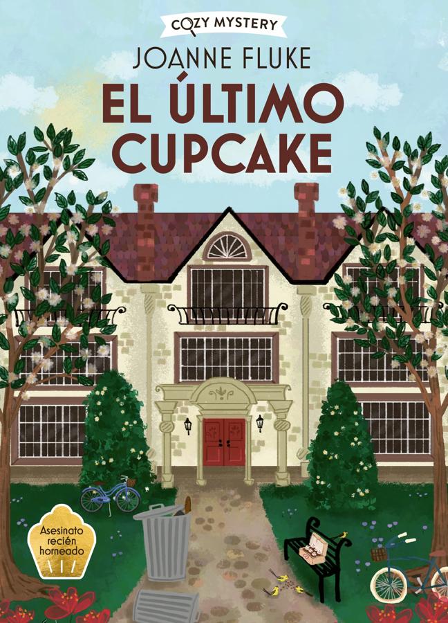 Portada de El último cupcake, el nuevo cozy mystery de Joanne Fluke. / Alma Editorial