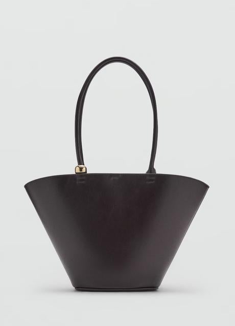 Bolso marrón de Mango (35,99 euros)