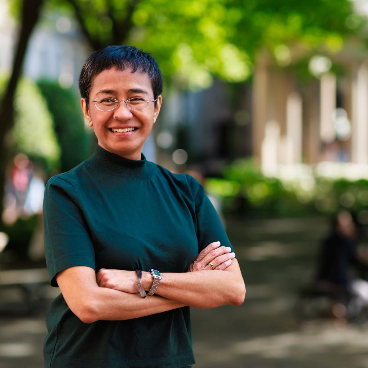 La periodista y premio Nobel de la Paz María Ressa./COLUMBIA UNIVERSITY